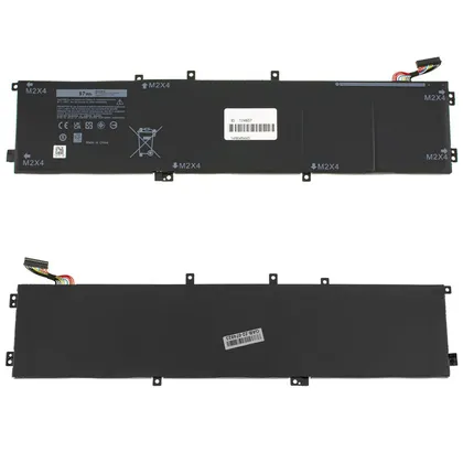 фото, Батарея для ноутбука DELL GPM03 (XPS 15 9550 (ВЕРСИЯ 2), 9560, 9570) 11.4V 8333mAh 97Wh Black