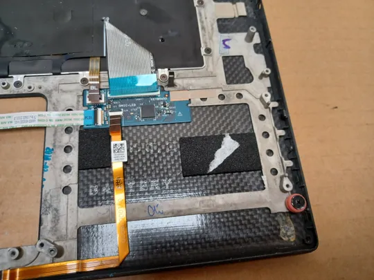 номер1055-26 корпус кришка Палмрест корпус топкейс Верхня панель палмрест cover-C тачпад 04X63T AQ26W000102 клавіатура для DELL XPS 15 9570 7590 Precision 5530 5540 оригінал Недорого