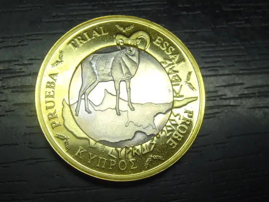 1 євро Кіпр 2003 UNC проба Ціна