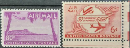 фото, США Авиапочта 1949