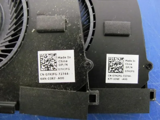 №303-12 Вентилятор (кулер, FAN) 07HJFG для DELL LATITUDE E5570 5570 оригінал Інтернет-аукціон