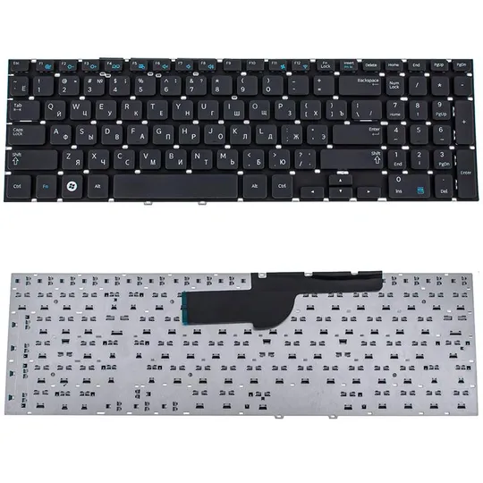 Купити Клавіатура для ноутбука SAMSUNG (NP270, NP300E5V, NP350, NP355, NP550) rus, black, без фрейма