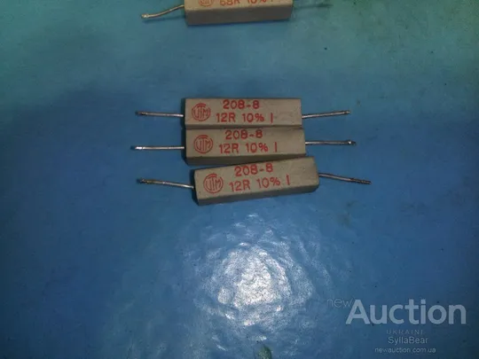 Резистори керамічні 68R, 330R,12R, 150R лот 1шт З аукціону