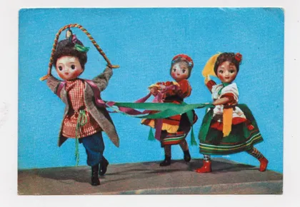 фото, ВОТ МЧИТСЯ ТРОЙКА УДАЛАЯ = КУКЛЫ = 1968 г. = СКАССКАЯ, МАНУХИН = чистая #