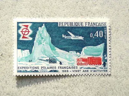 фото, Поштова марка Франція " Авіація Техніка " 1968 рік **