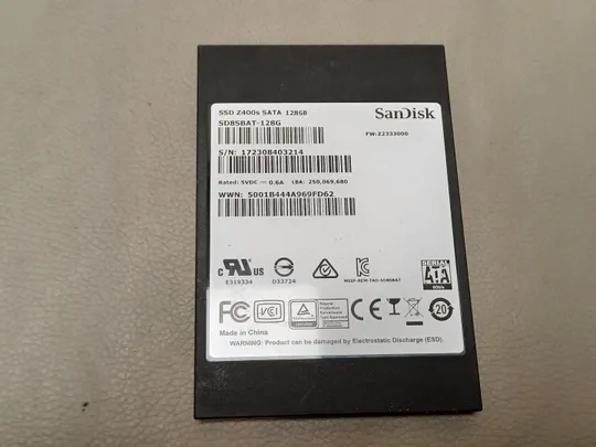 0559 SSD диск SANDISK 128GB 2.5&quot; SATA НІМЕЧЧИНА Ціна