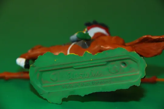 ІНДІАНЕЦЬ ІЗ СПИСОМ НА КОНІ  № 54658 индеец 70мм ELASTOLIN PREISER ФРГ Інтернет-аукціон