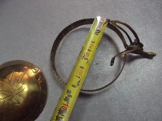 фурнитура запчасть крышка к кувшину, графину бронза, латунь №3191 Характеристики