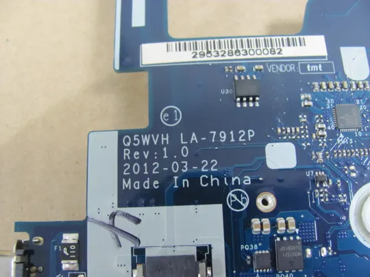 591-7 материнська плата Q5WVH LA-7912P  для ACER V3-571G V3-531 V3-551 V3-571 оригінал Характеристики