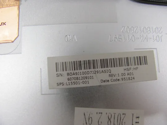 791-10 кришка матриці 6070b1209101 l15501-001  для  HP Elitebook 745 840 G5 G6 оригінал в Україні