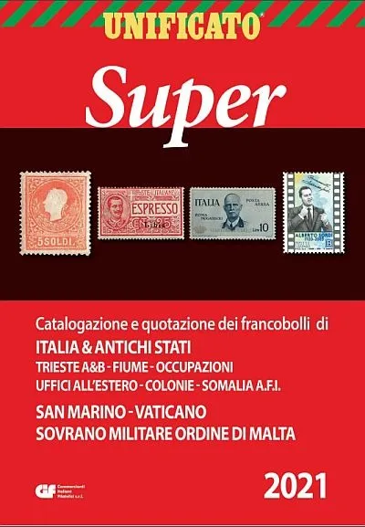 2021 - Каталог марок Италия Ватикан Сан-Марино - Unificato - *.pdf Ціна