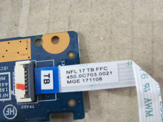 номер0213-22 плата кнопки тачпаду 448.0C704.0011  450.0C703.0001 450.0C703.0021 для HP Pavilion 17-AK 17-BS   оригінал Інтернет-аукціон