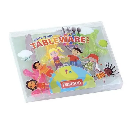 Набор детских столовых приборов Fissman CY-3002-4 4 предмета Ціна