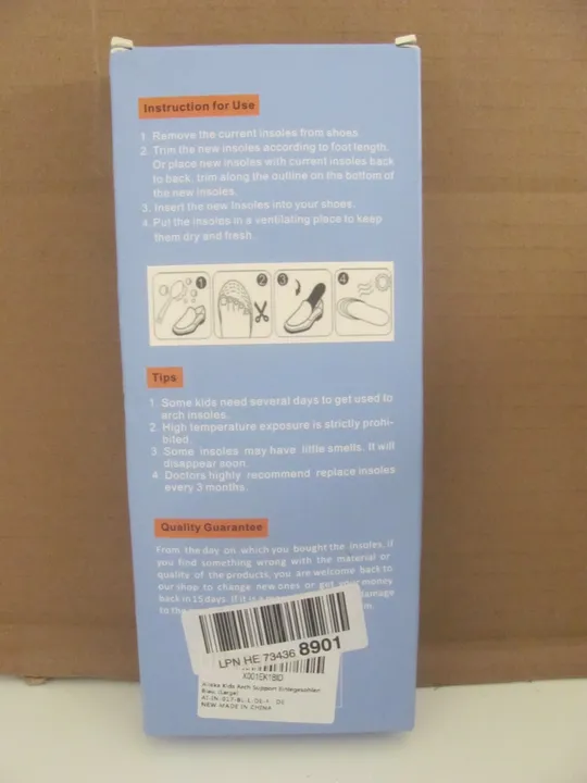 Купити Дитячі ортопедичні амортизаційні устілки для підтримки арки Ailaka, дитячі пінопластові вставки для плоскостопості, підошовного фасціїту, знеболювального у п’ятах ніг(18)