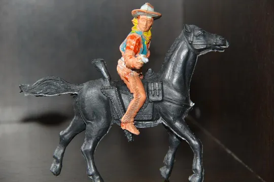 ковбой с пистолетом на коне LAFREDO 100-120мм ОРИГИНАЛ раритет Інтернет-аукціон