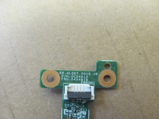 номер1028-9 плата кнопка вкл 48.4LG10.011 04X4818 зі шлейфом 50.4LG03.021 04X4819 для Lenovo ThinkPad L440 оригінал Де купити