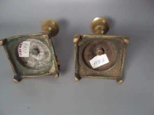 подсвечники пара подсвечник маленький высота 9 см (№ 1193 и № 1194) Продаж