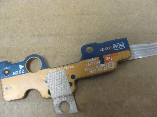 875-21 плата кнопки вкл  CAL50 LS-F114P NBX00028B00 nbx00028g00 для  DELL Inspiron 15 5570 5575 Vostro 3583 Оригінал Продаж