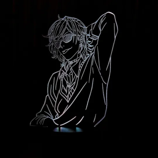 Акриловий світильник-нічник Аято Юрі білий tty-n000250 Ціна