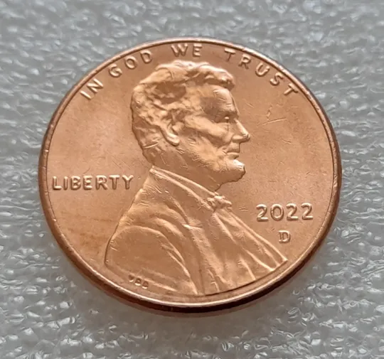 (8117 ря) 1 цент 2022 D США Ціна