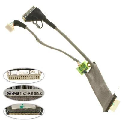 фото, Шлейф матриці для ноутбука ASUS (N80 series), CCFL, роз'єм під камеру (14G2208NM11R)