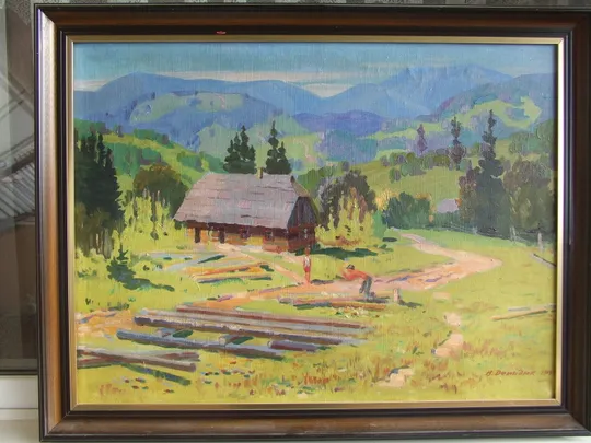 Закарпатская школа  Гмилтар..  раз.70х50 см.также много другого. Продаж