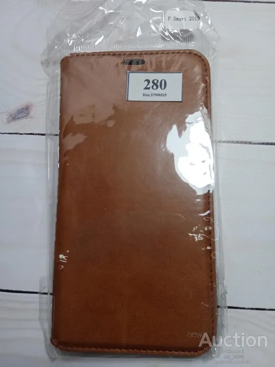 Чохол-книжка Leather Folio (high copy) для Huawei P Smart 2019 коричневий Ціна
