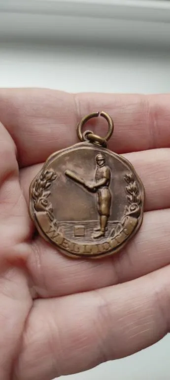 1927 год нечастая медаль Чемпионат по софтболлу США, хорошее состояние sb546 З аукціону