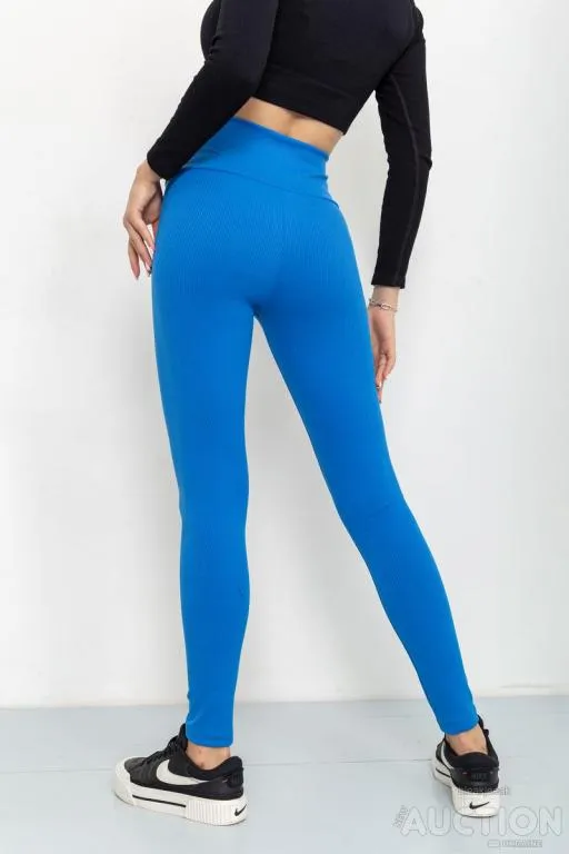 Лосины женские в рубчик, цвет джинс, 205R606 Де купити