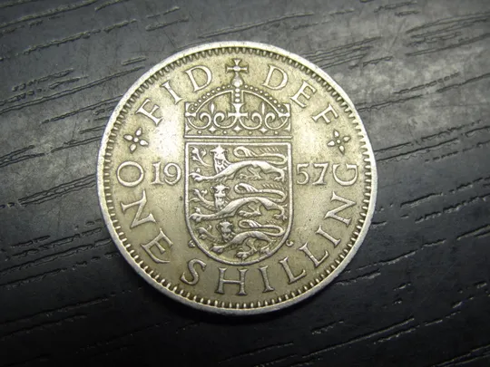 1 шилінг 1957 Британія (англійський тип) Ціна