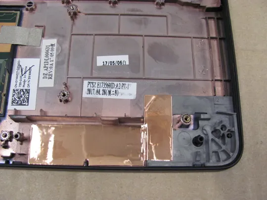 593-12  Кришка панель палмрест тачпад 0Y4WD7 AP1DL000632 для Dell Latitude E7470   оригінал Інтернет-аукціон