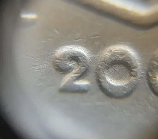 (7058) 50 копійок 2006 зминання елементів зображення на аверсі (50 копеек 2006 брак здвоєння, сминание) Інтернет-аукціон