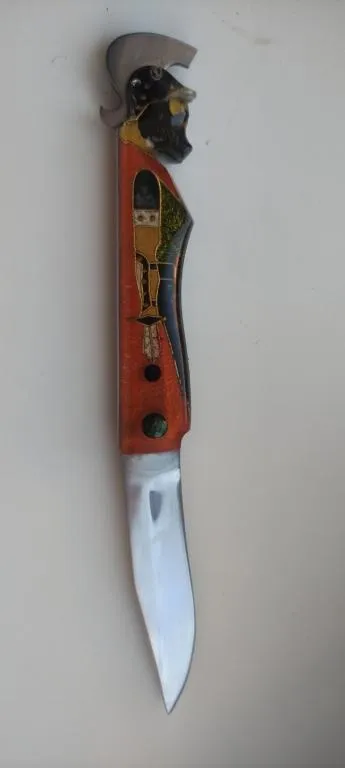 Великолепный выкидной нож ИТК выкидуха Древний воин Гладиатор ,np336 Продаж