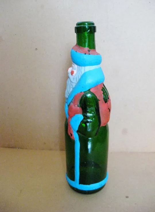 ДІД МОРОЗ - Дед Мороз = бутылка от шампанского = СССР - СРСР З аукціону