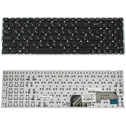 фото, Клавіатура для ноутбука ASUS (X541 series) ukr, black, без фрейму