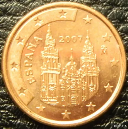 фото, 1 євроцент 2007 Іспанія