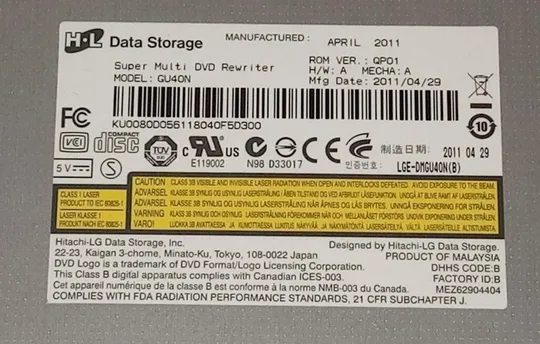 DVD-RW привод з ноутбука ACER TravelMate P653 8573 З аукціону