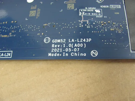 810-9 материнська плата SRGKL   i5-1035G1 GDM52 LA-L243P  для Dell Inspiron/Vostro 15 3510 3511  оригінал в Україні