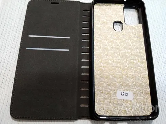 Чехол книжка для Samsung A21s черный Продаж