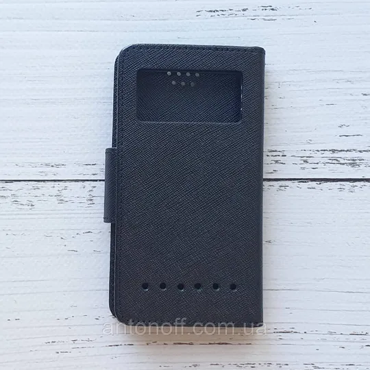 Книжка універсальна Mercury Goospery 4.0"-4.3" (13×7см) для телефона Black З аукціону