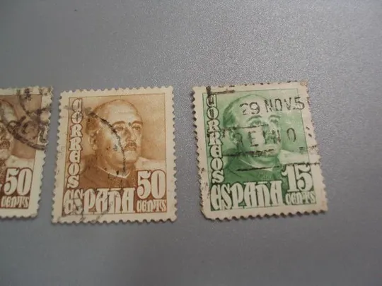 марки Испания 1948 Личность Франко стандарт лот 4 шт гаш №2313 Продаж