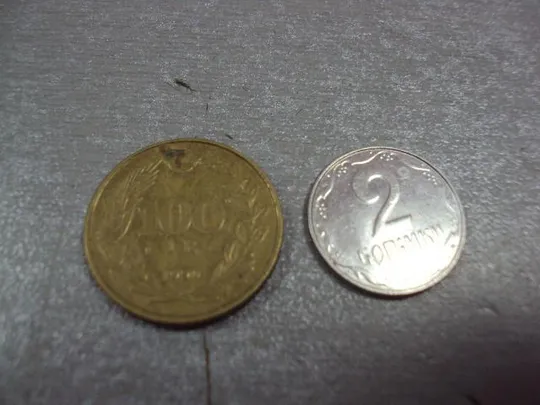 монета турция 100 лир 1990 №9406 Ціна