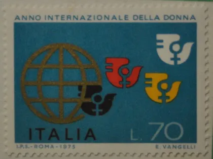 фото, Италия международный женский год 1975 MNH