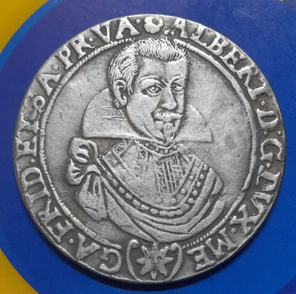 фото, Середньовічна прусська монета 1630 року. Копія.