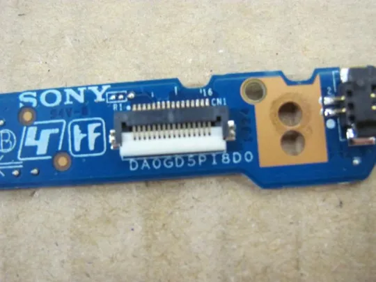 №318-11 плата кнопки вкл DA0GD5PI8D0 для Sony Vaio SVF15 SVF15A SVF152 оригінал З аукціону
