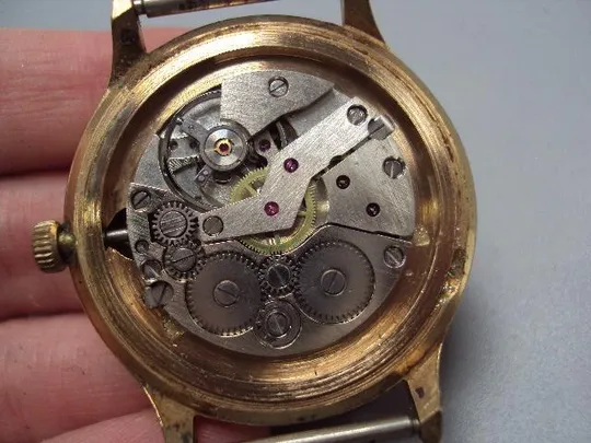 Мужские наручные часы Inturex календарь герб орел и корона позолота Ау1 Слава не на ходу №14698 Продаж