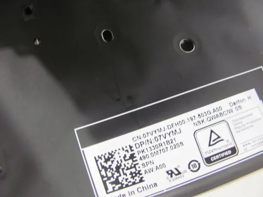 номер0755-26 клавіатура з підсвіткою 07JG6P 07VYMJ 05W04K  для  Dell Latitude 7320 E7320 7420 E7420  5320 5330 5340 7320 7330 оригінал Недорого