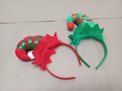 фото, 0242 Обруч для волосся новорічний Ельф 2шт Стан Нового НІМЕЧЧИНА