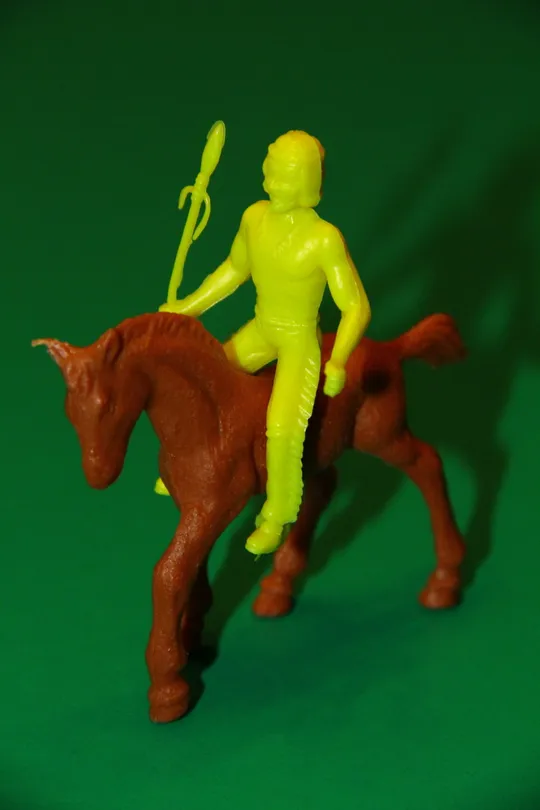 ІНДІАНЕЦЬ ІЗ СПИСОМ НА КОНІ индеец  50-52мм MPC США Ціна