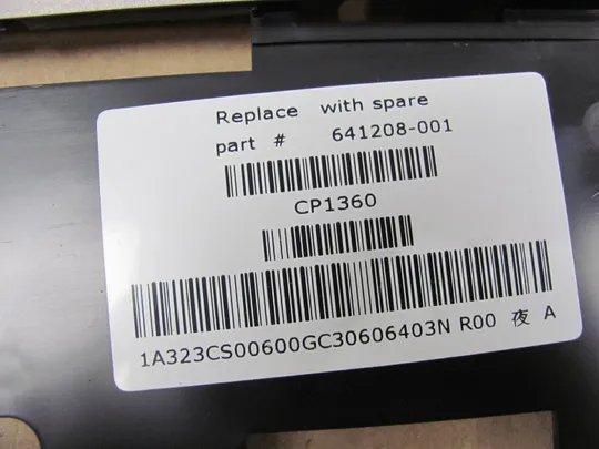 660-5 Кришка панель палмрест та тачпад 641208-001 1A32CS00600 для HP EliteBook 8570P 8560P оригінал Інструкція